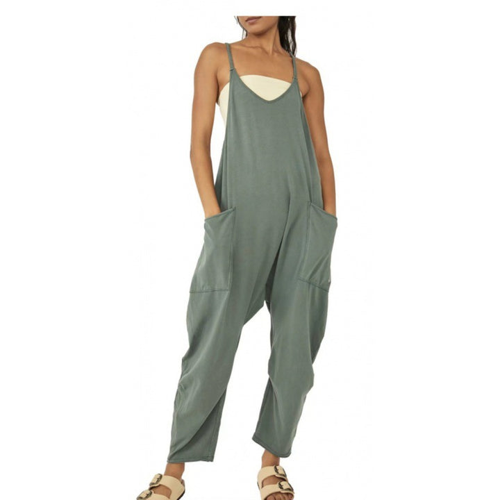 Damen Lässiger Overall aus strapazierfähigem Material Drune
