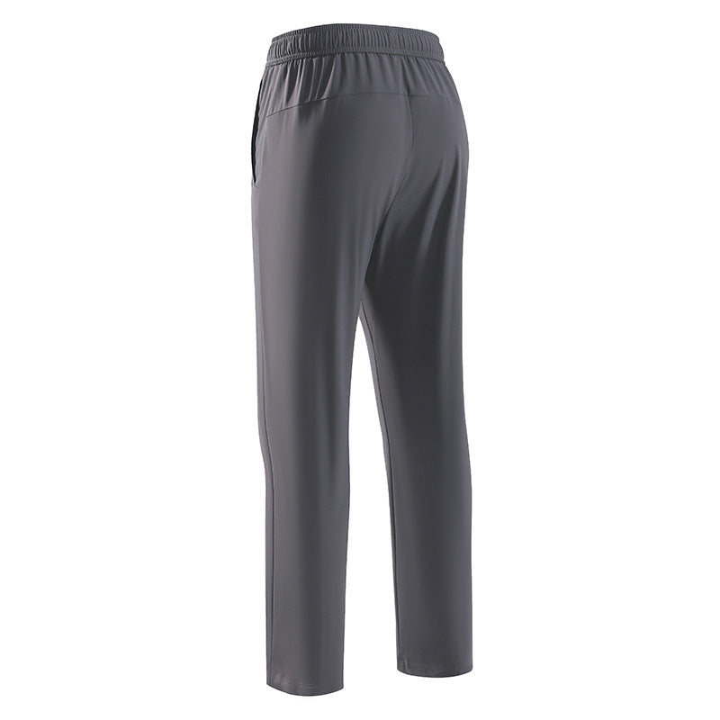 Herren Komfort-Freizeithose mit elastischem Bund, Kordelzug & geradem Bein Drune