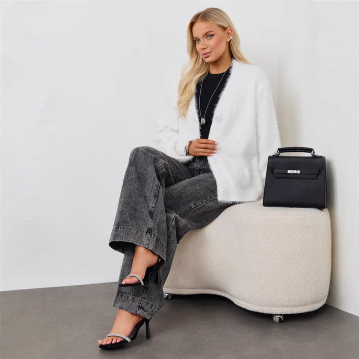 Damen Kuschelige Cardigan Drune
