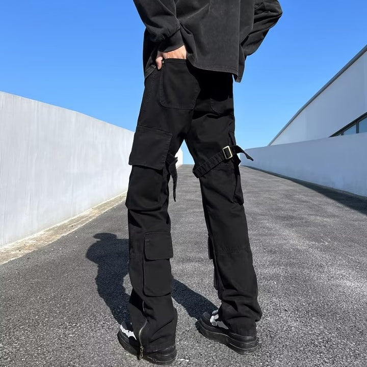 Herren Cargo-Hose mit modernen Zip-Elementen und multifunktionalen Taschen Drune