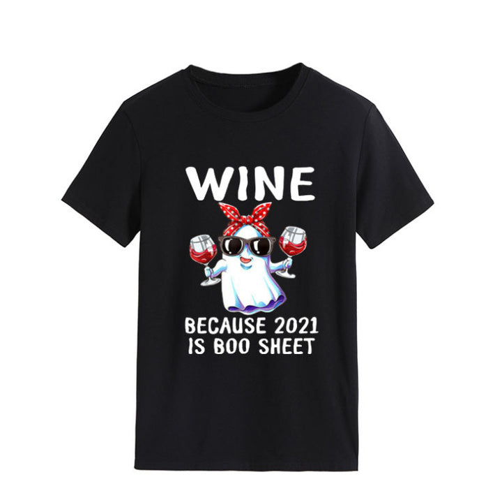 Damen Verspielt Geist-Themen Grafik T-Shirt Drune