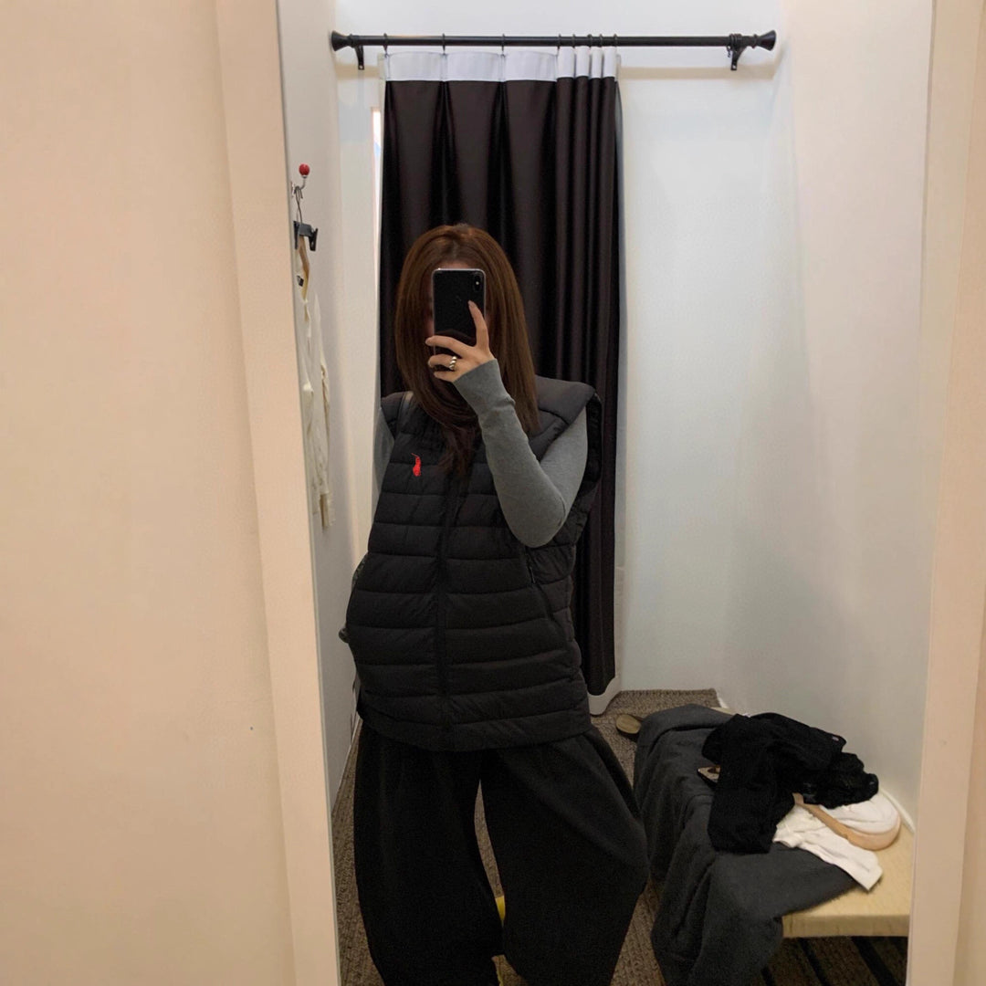 Damen Bequeme Steppweste Drune