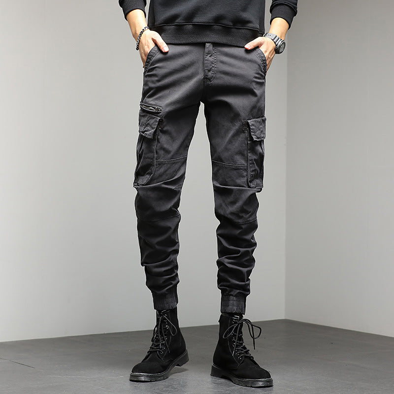 Herren Tactical‑Style Cargo‑Joggerhose mit multifunktionalen Taschen und elastischen Bündchen Drune