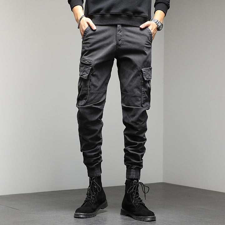 Herren Tactical‑Style Cargo‑Joggerhose mit multifunktionalen Taschen und elastischen Bündchen Drune