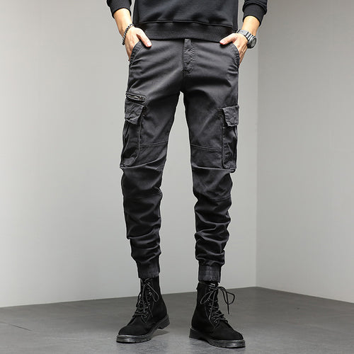Herren Tactical‑Style Cargo‑Joggerhose mit multifunktionalen Taschen und elastischen Bündchen Drune