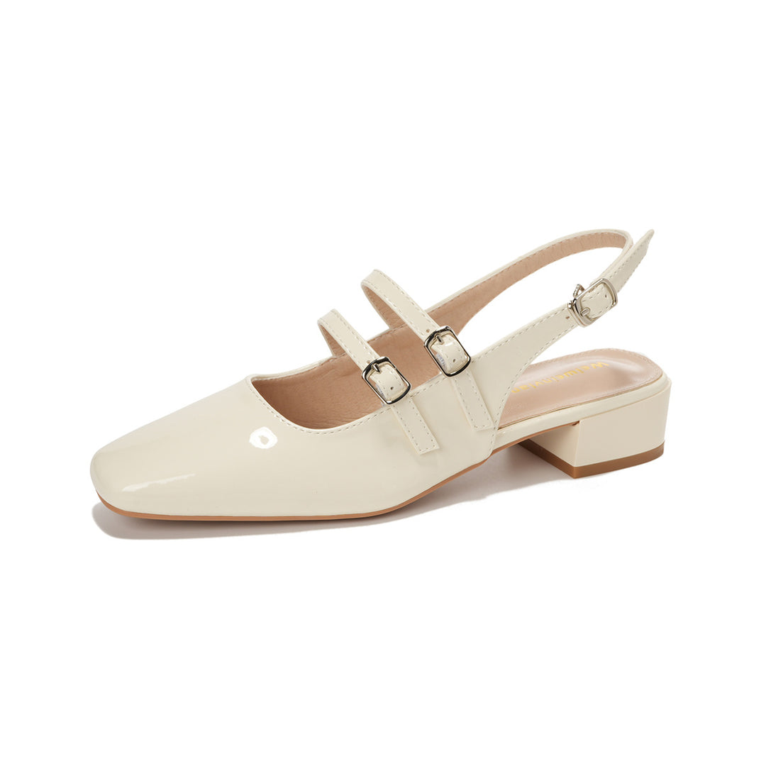 Damen Slingback Pumps mit doppeltem Riemchen und elegantem Design Drune