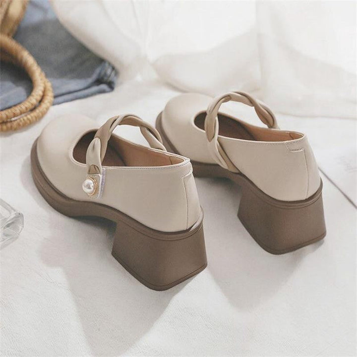 Damen Elegante Plateau-Pumps mit Schleifen-Detail Drune
