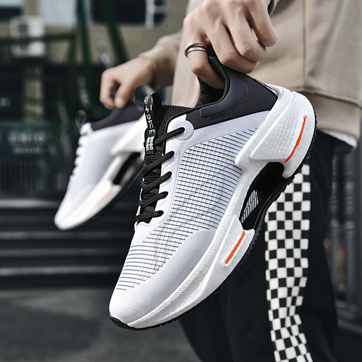 Unisex atmungsaktive Mesh-Runner mit gitterstruktur, stabilisierendem Mittelkeil und geteiltem Stabilisator Drune