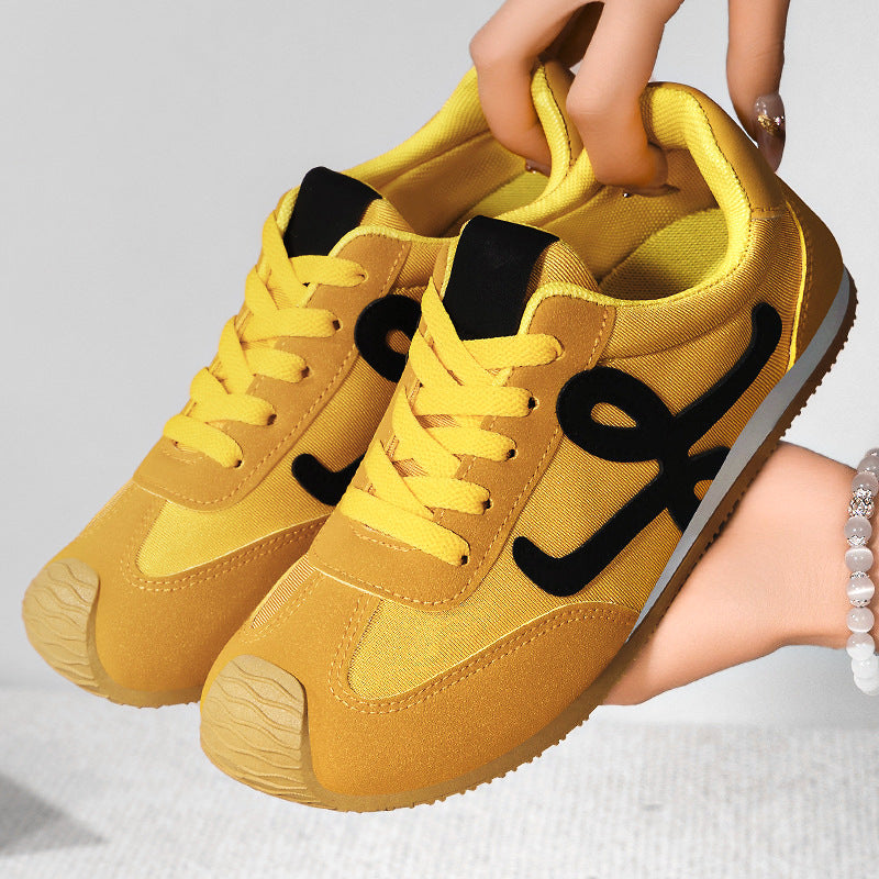 Damen Sportliche Sneakers mit weichem Obermaterial und bequemer Sohle Drune