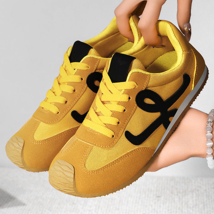Damen Sportliche Sneakers mit weichem Obermaterial und bequemer Sohle Drune