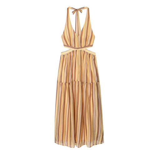 Damen Sommerkleid mit tiefem Ausschnitt und Cut-Outs Drune