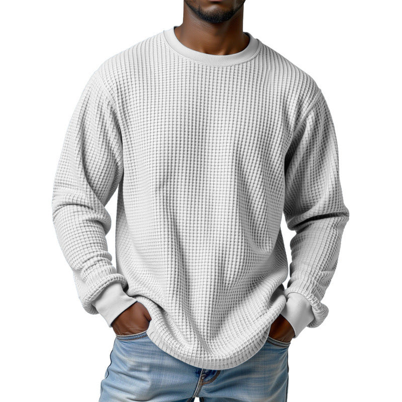 Herren Urbaner Pullover mit Waffelstruktur Drune