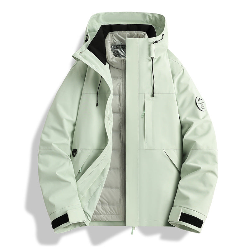 Damen Wasserdichte und isolierte Outdoor-Jacke Drune