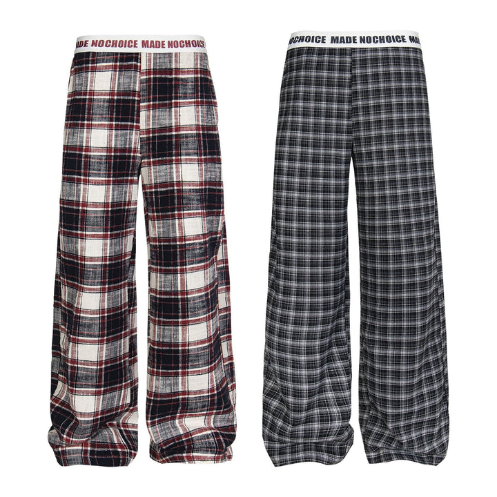 Damen Gemusterte Weitgeschnittene Freizeithose Drune