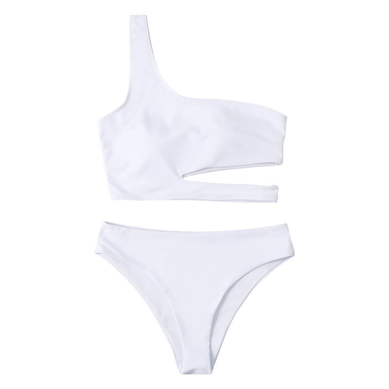 Damen Einseitiger Bikini mit innovativem Cut-Out Drune