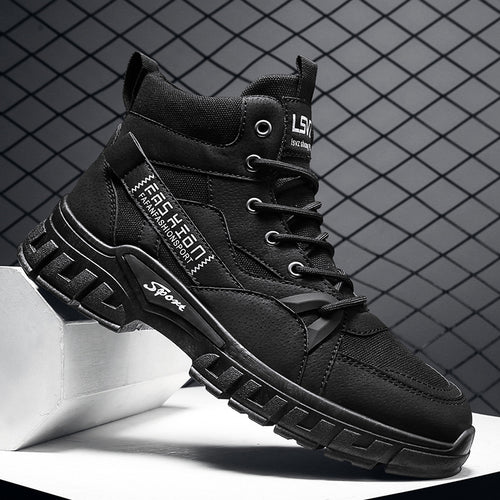 Herren robuste hochgeschnittene Utility-Boots mit Cordura-Einsätzen verstärkter Zehenkappe und stoßdämpfender Offroad-Sohle Drune