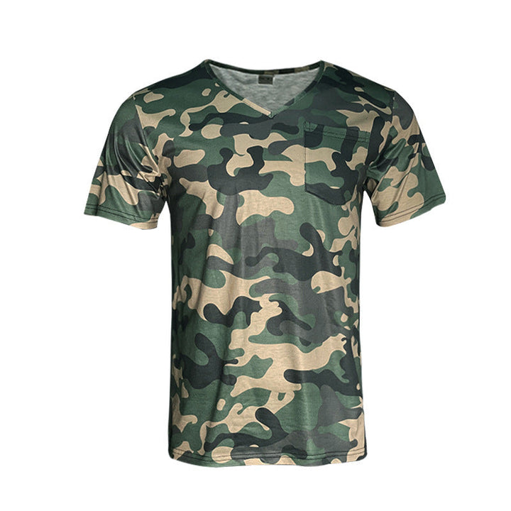 Herren Camouflage T-Shirt Drune