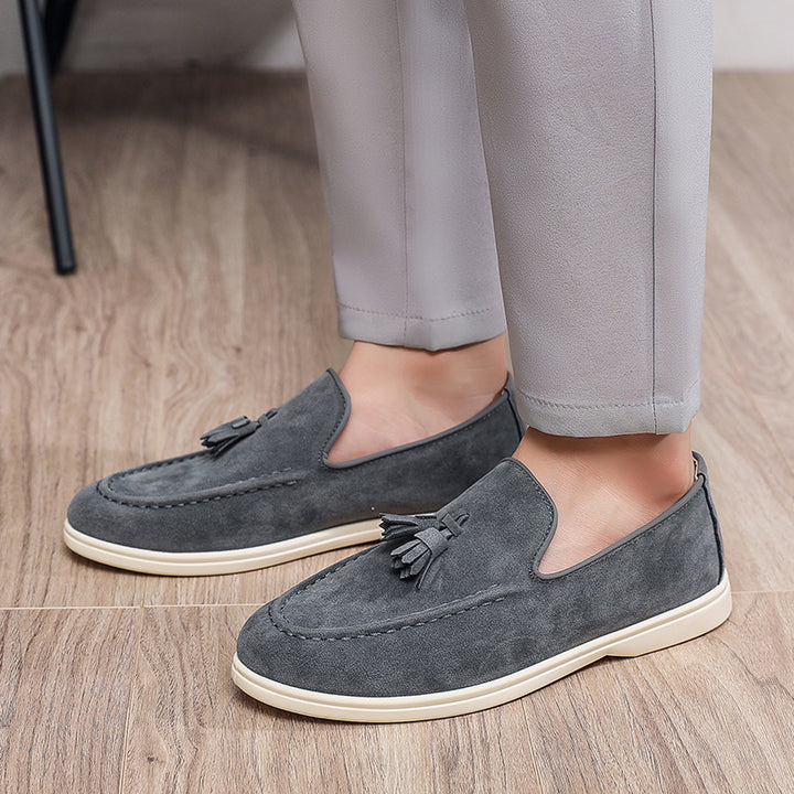 Herren Bequeme Mokassins mit Quasten