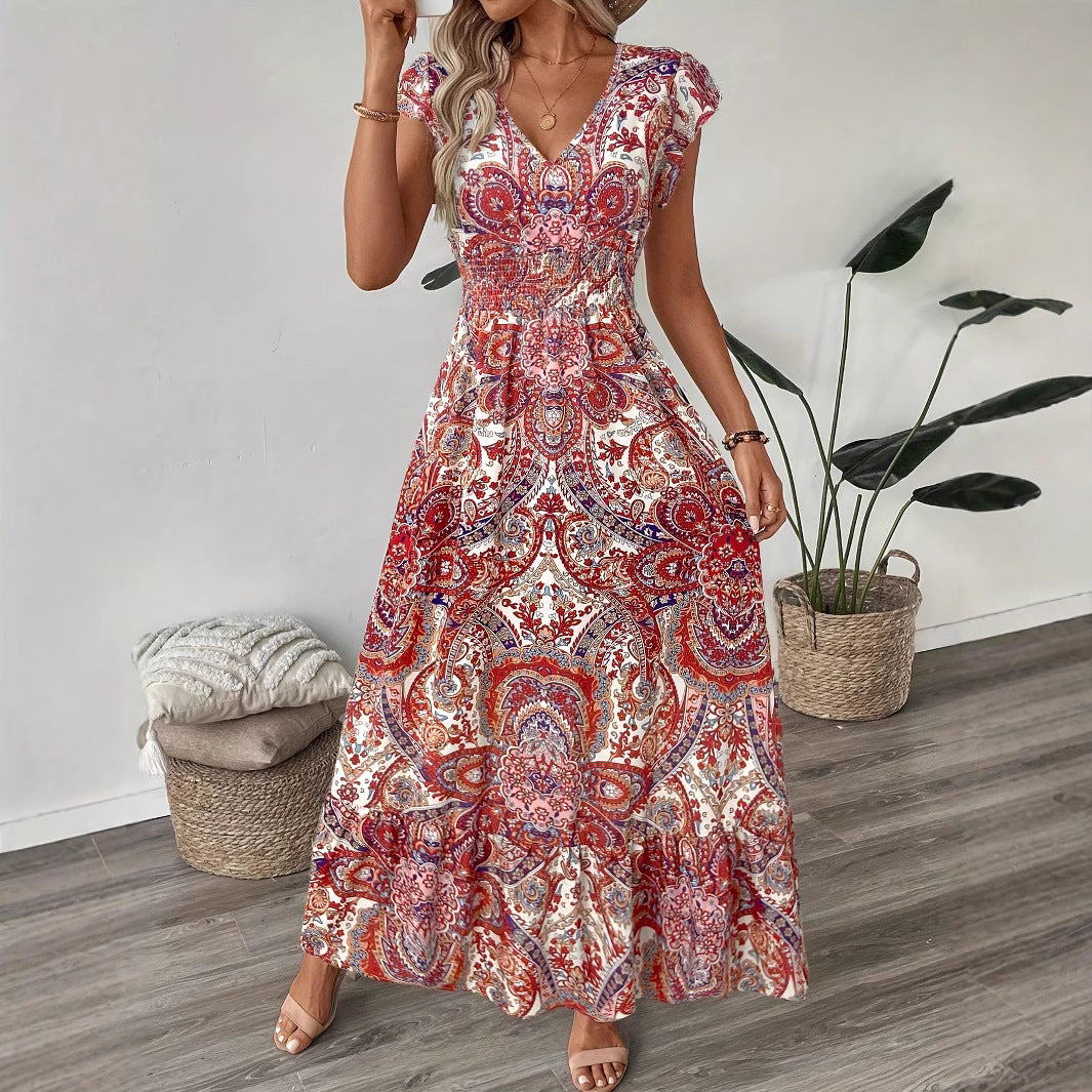 Damen Maxikleid Drune