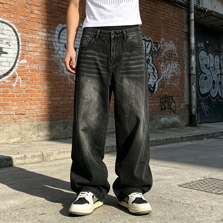 Herren Weit geschnittene Jeans Drune
