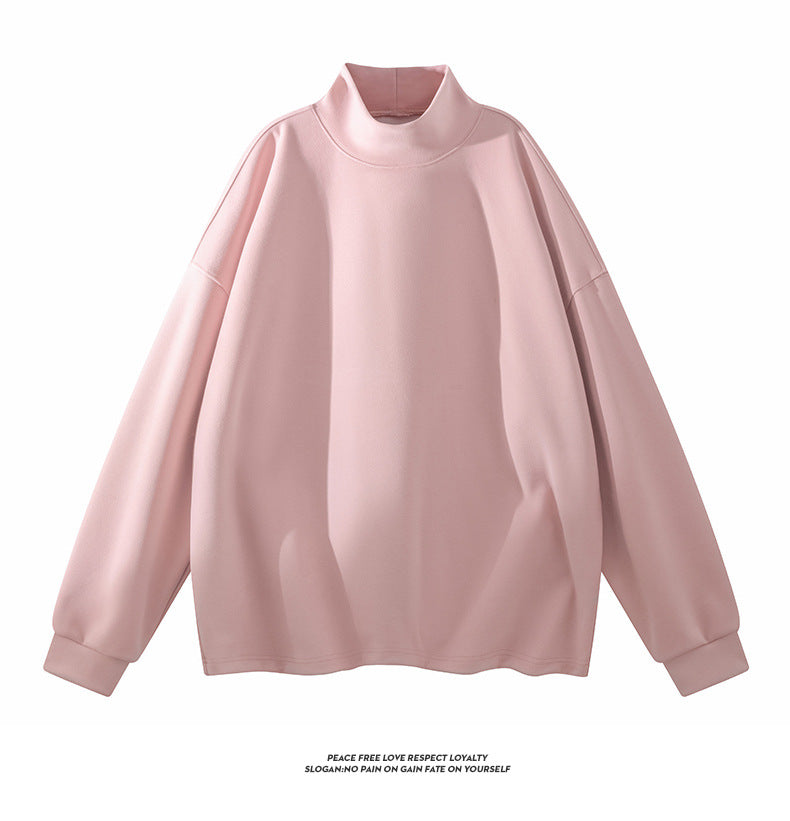 Damen Modische Sweatshirt mit Stehkragen Drune