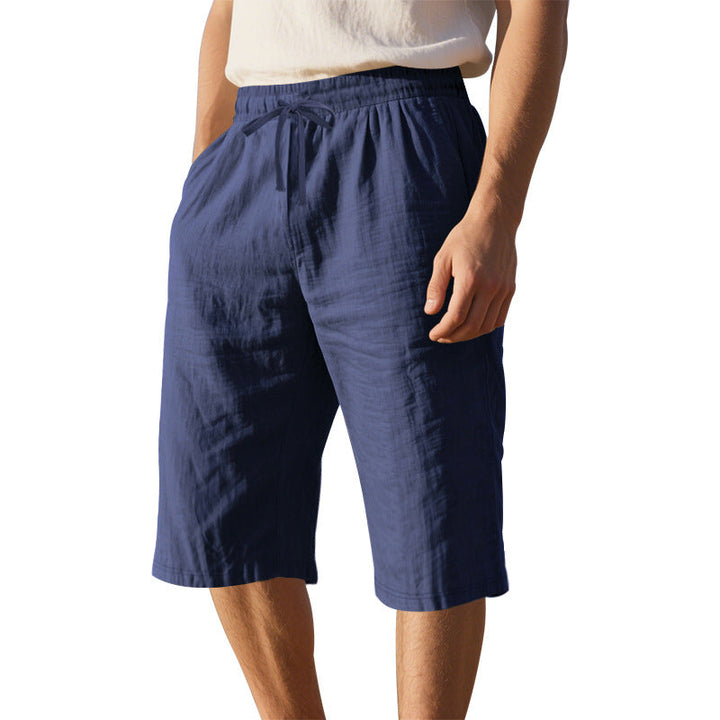 Herren leichte Freizeithose mit elastischem Bund und praktischen Taschen Drune