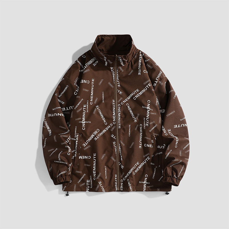 Damen leichte Windbreaker Jacke Drune
