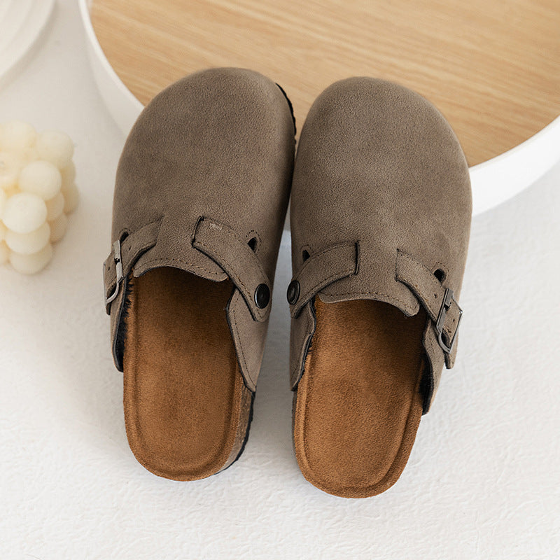 Damen Komfortable Clogs mit verstellbarem Riemen Drune