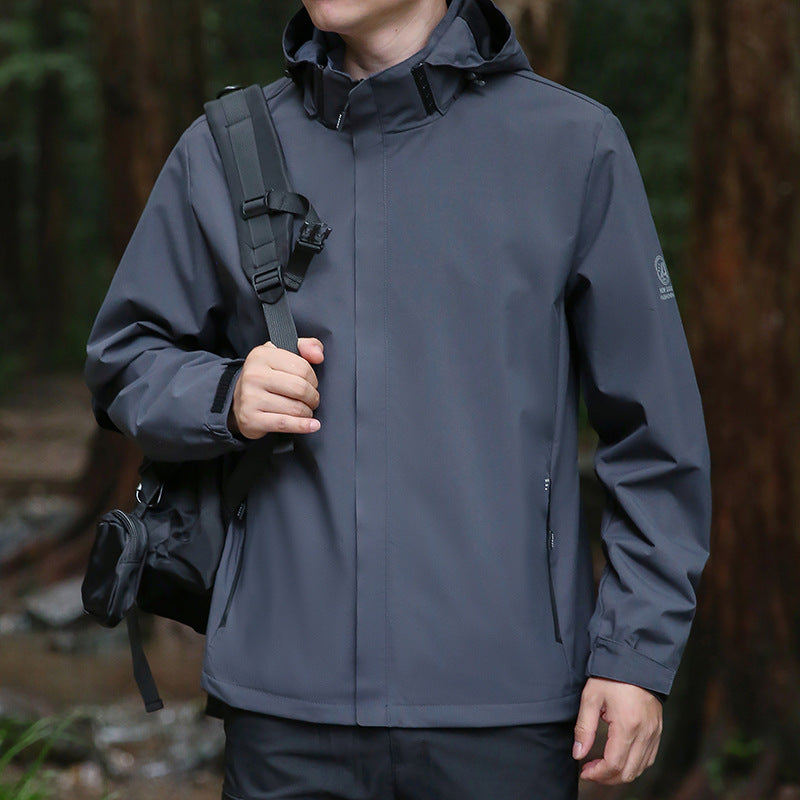 Herren wetterfeste Outdoor Jacke Drune