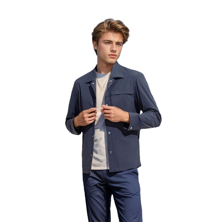 Herren technische Freizeitjacke mit praktischen Taschen und leichtem Material Drune