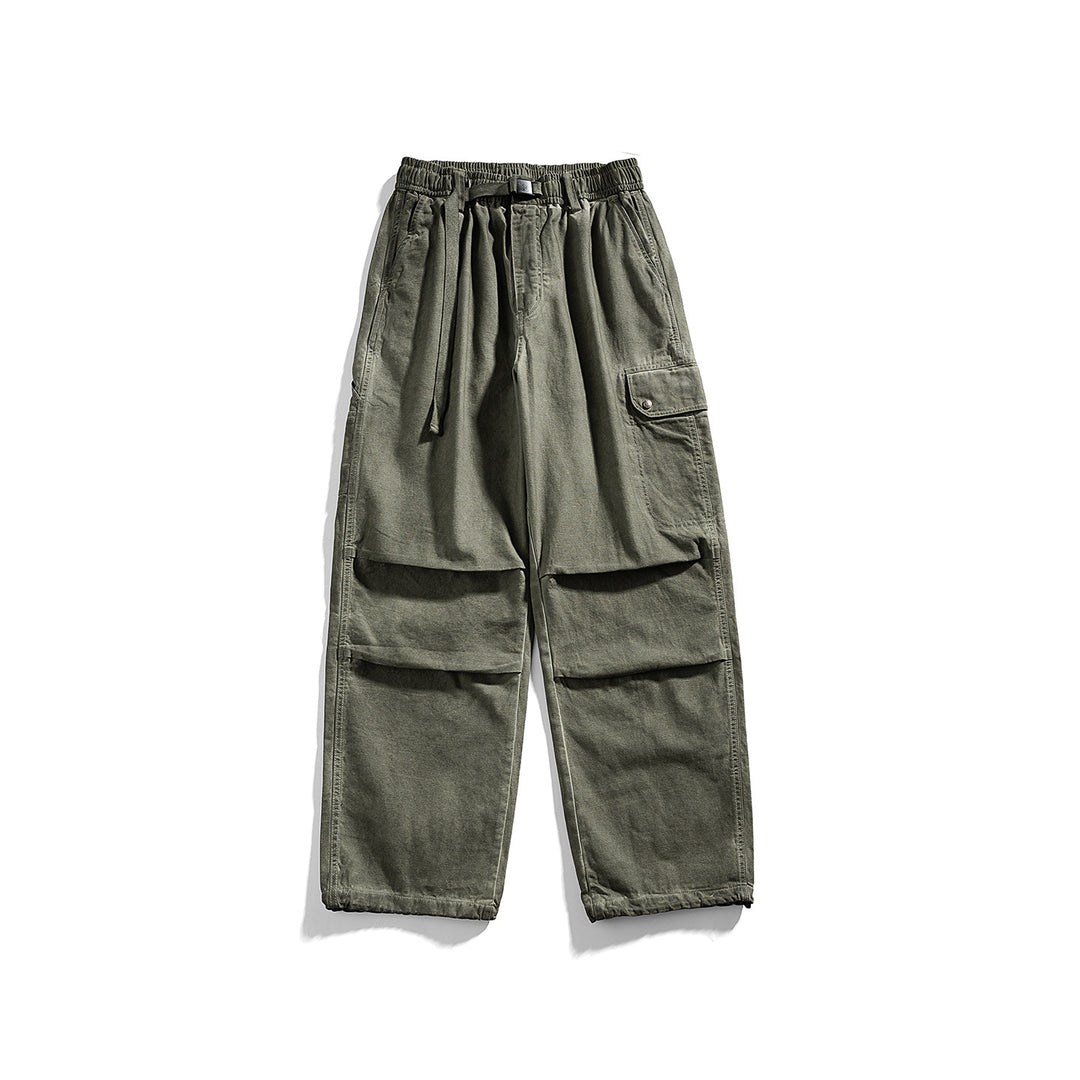 Herren Relaxed Cargo-Hose mit elastischem Bund, Lagen-Paneelen und Utility-Taschen Drune