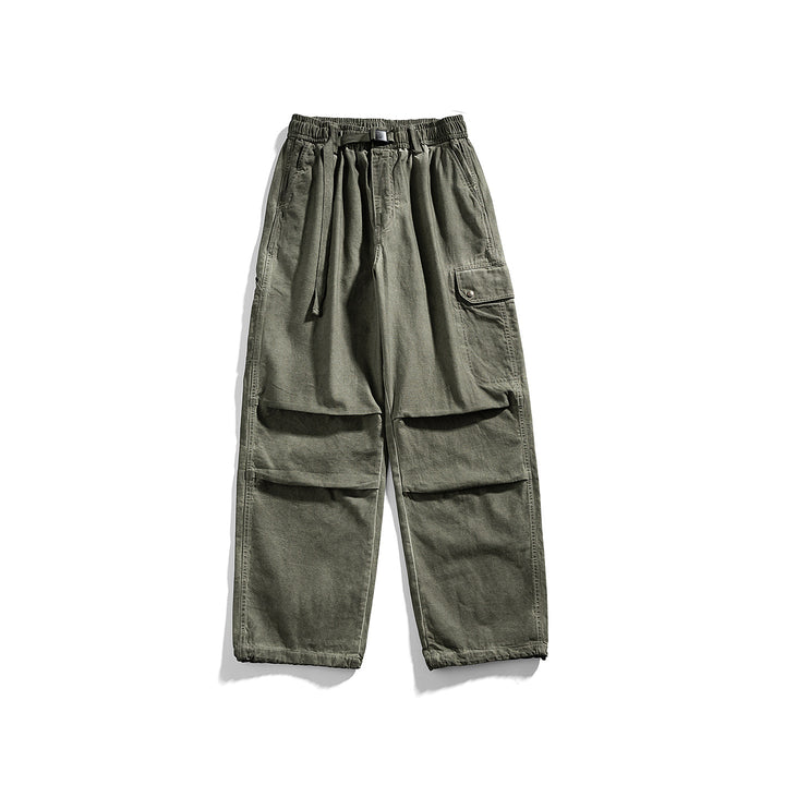 Herren Relaxed Cargo-Hose mit elastischem Bund, Lagen-Paneelen und Utility-Taschen Drune