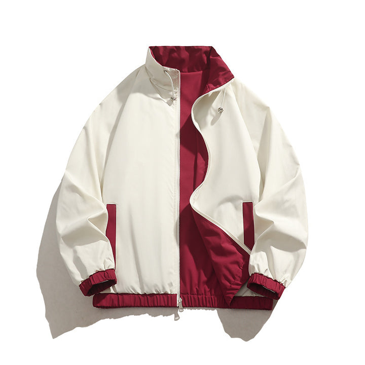 Herren Sportliche Übergangsjacke mit hohem Kragen Drune