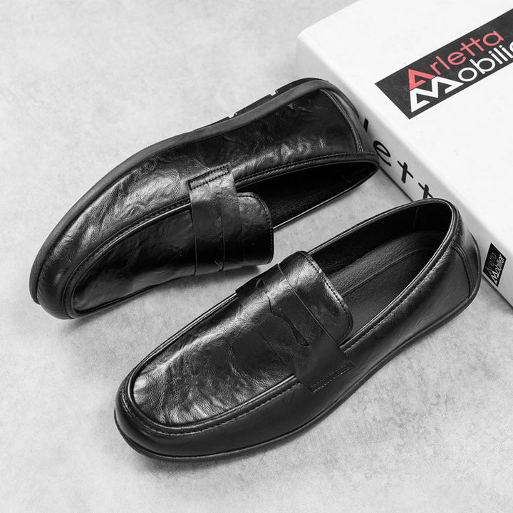 Herren Elegante Mokassins mit feinen Detailnähte Drune