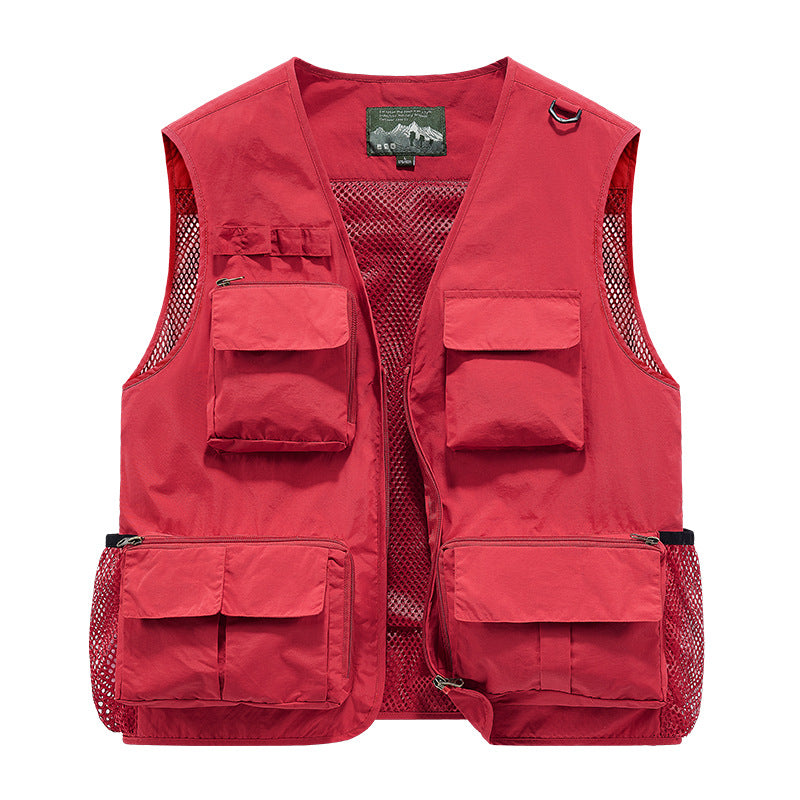 Herren Multifunktionale und atmungsaktive Outdoor-Weste Drune