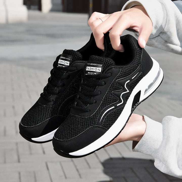 Damen nan City-Walking-Sneaker mit sichtbarer Fersenluftkammer und ergonomischer EVA-Dämpfung Drune