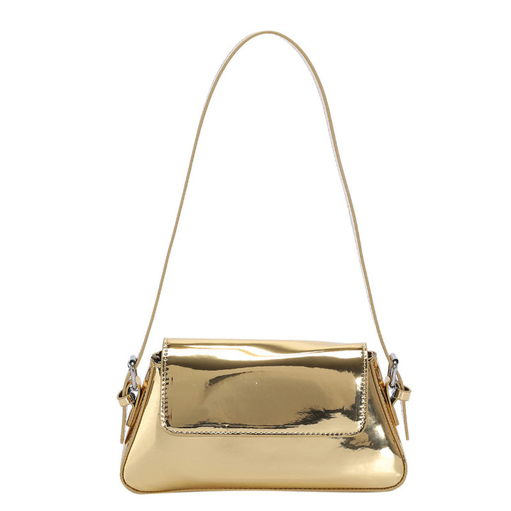 Damen Sleek Metallische Clutch Tasche Drune