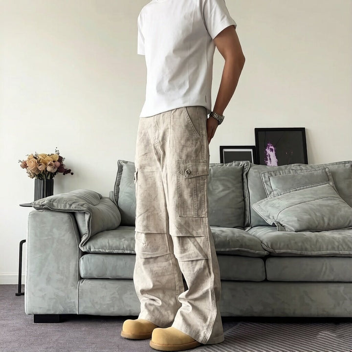 Herren Lässige Cargo-Hose mit praktischen Taschen Drune