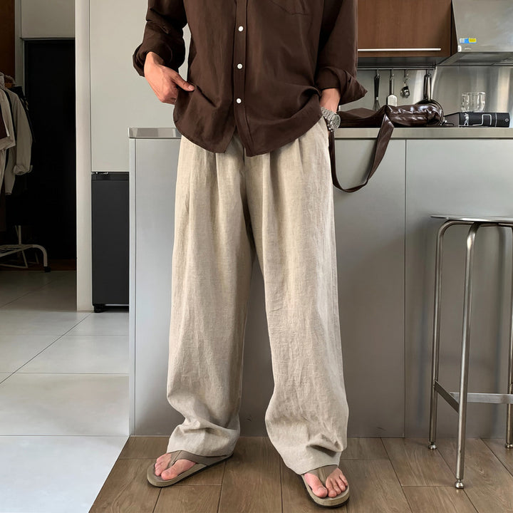 Herren Elegante und bequeme Leinenhose Drune