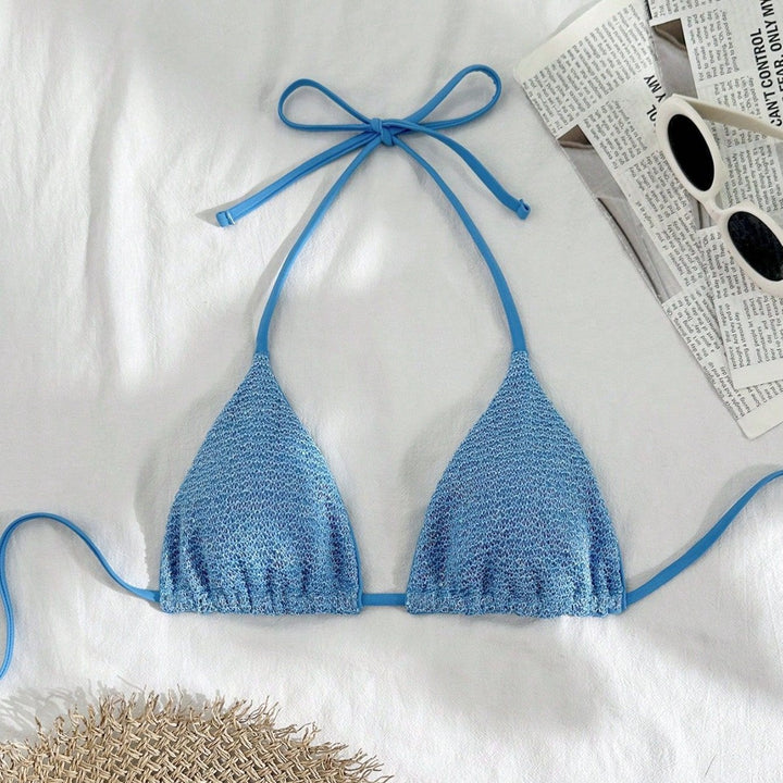 Damen gehäkelter Triangel-Bikini Drune