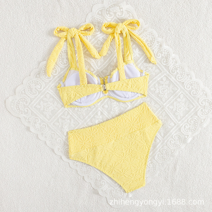 Damen Hochgeschnittener Bikini mit verspieltem Bindungssystem Drune