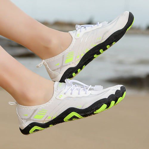 Damen Wassersportschuhe mit elastischem Schnürsystem und rutschfester Sohle Drune