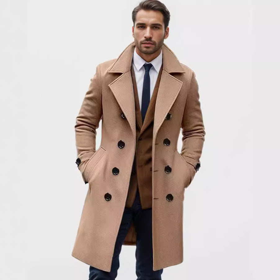Herren eleganter Trenchcoat Drune