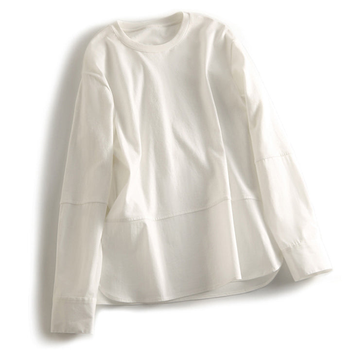 Damen Lässiges Langarmshirt Drune