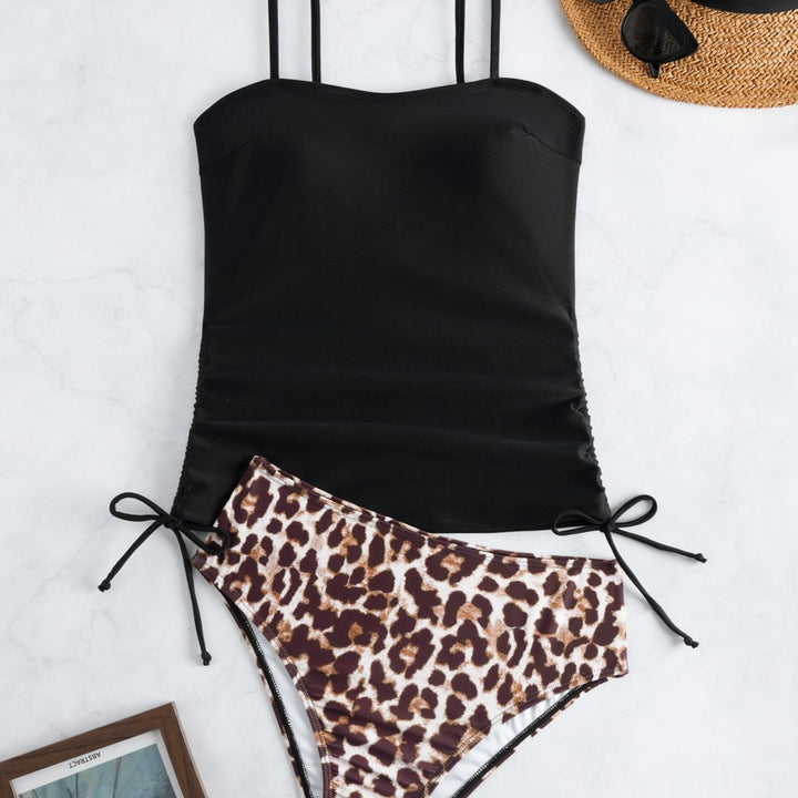 Damen Tankini-Set mit modischen Raffungselementen Drune