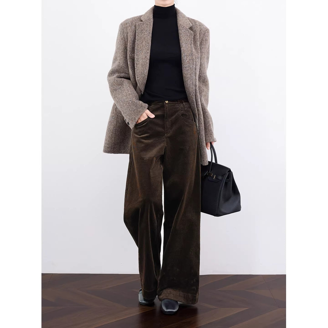Damen Eleganter und lässiger Cord-Blazer Drune