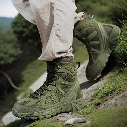 Herren Hochleistungs‑Wüstentrekking‑Boots mit atmungsaktivem Ripstop‑Mesh und stoßdämpfender Profilsohle Drune