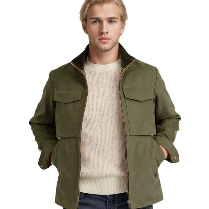 Herren Utility-Jacke mit praktischen Taschen und modernem Design Drune