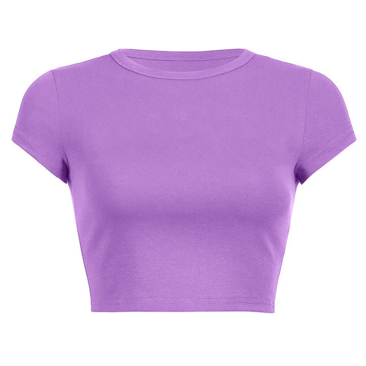 Damen Figurbetontes Crop-Top Drune