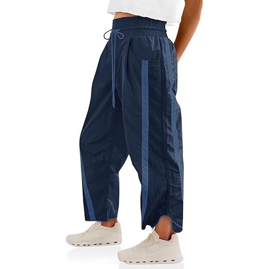 Damen lässige Freizeithose mit Seiteneinsätzen Drune